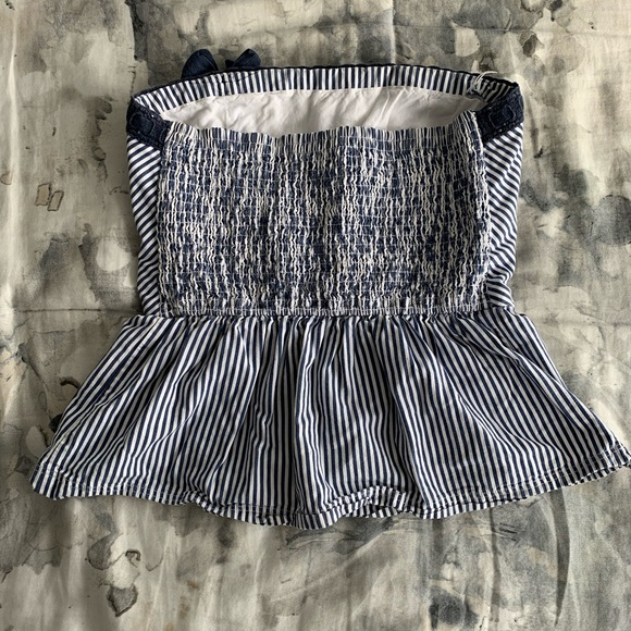 Hollister BabyDoll Tube Top Striped - Picture 2 of 4